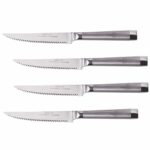 Custom Oneida 4 Piece Stainless Steel Steak Knife Set - 1