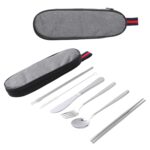 Custom Stainless Steel Cutlery Set In Oxford Case