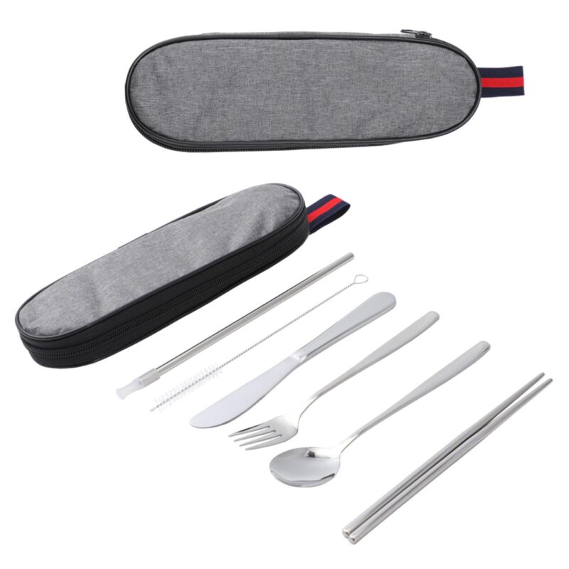 Custom Stainless Steel Cutlery Set In Oxford Case