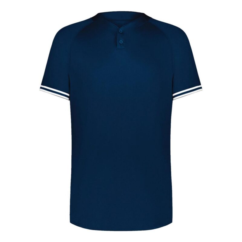 Custom Augusta Sportswear Men's Cutter Henley Jersey - 6905 - 8