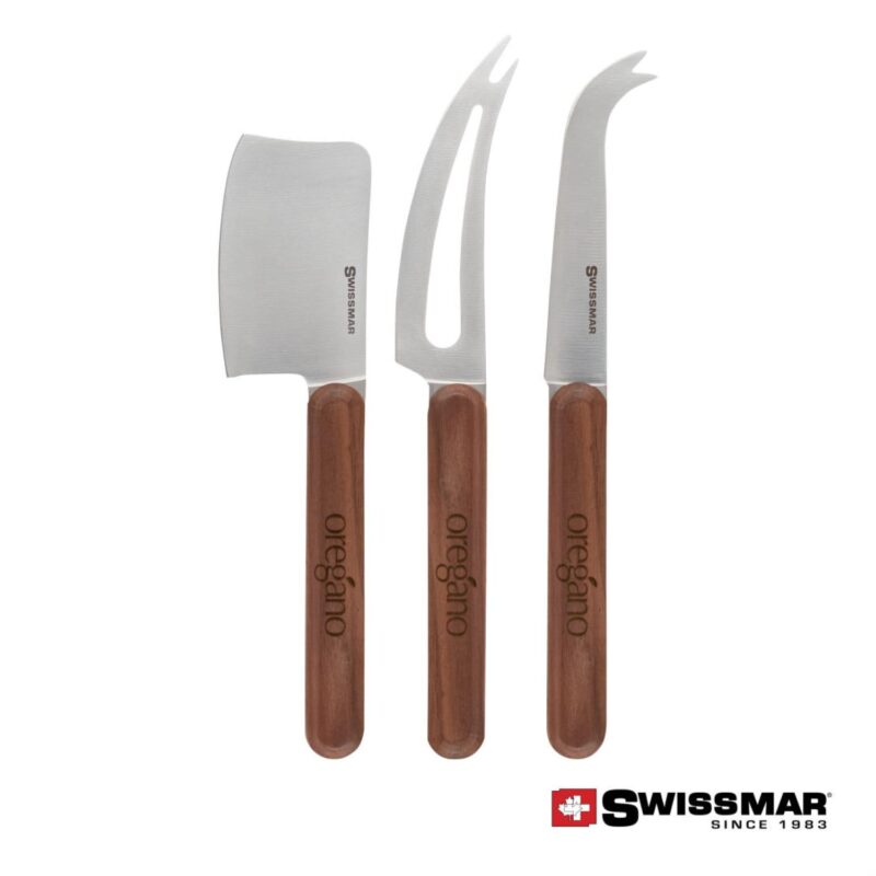 Custom Swissmar® Timber Cheese Knife Set