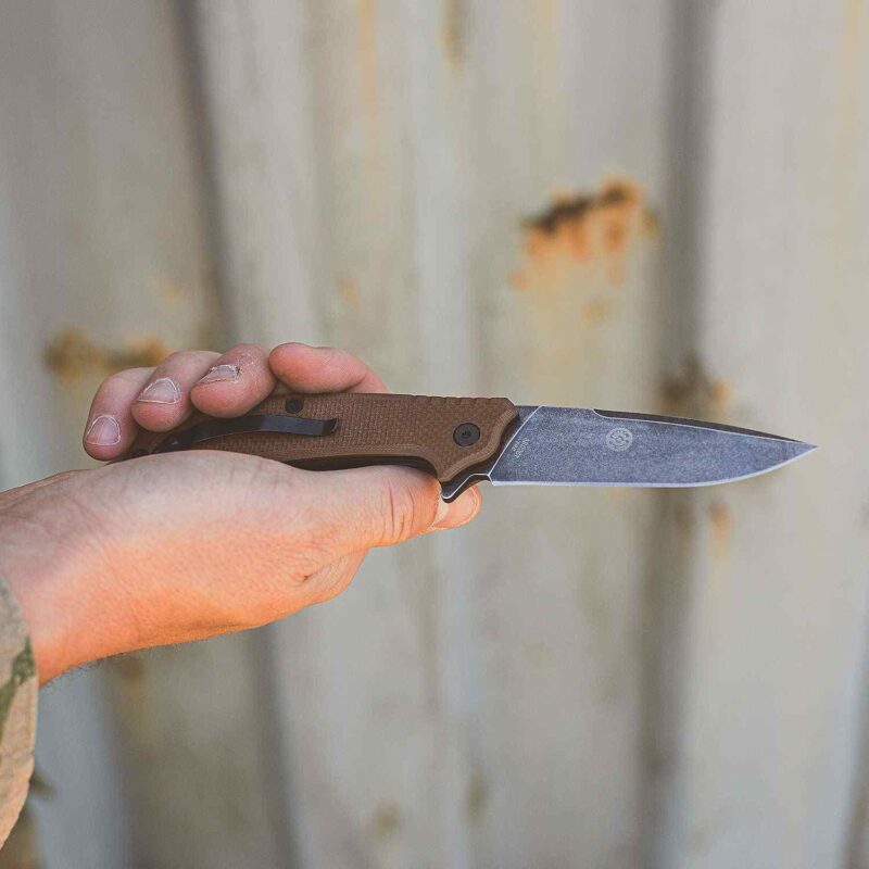Custom American Buffalo® Desert Scavenger Pocket Knife - 2