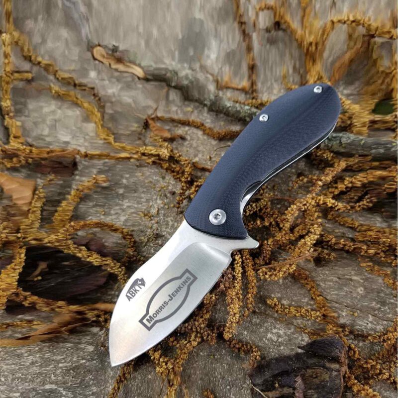 Custom American Buffalo® Elite Folding BB Grunt Knife - Black - 2