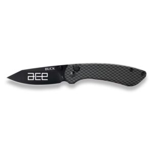 Custom Buck® Mini Sovereign Knife Carbon Fiber