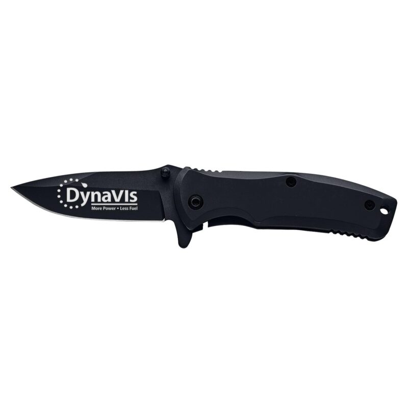 Custom Cedar Creek® Apex Pocket Knife - Black - 1