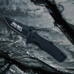 Custom Cedar Creek® Apex Pocket Knife - Black - 2