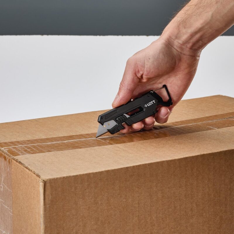 Custom Cedar Creek® Edge Carabiner Utility Knife - 6