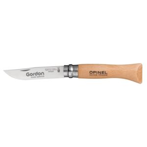 Custom Opinel® No.06 Stainless Steel Folding Knife Beech Wood