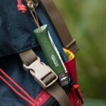 Custom Opinel® No.08 Colorama Stainless Steel Folding Knife With Lanyard - Khaki G - 1