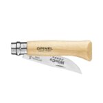 Custom Opinel® No.08 Stainless Steel Folding Knife Beech Wood - 1