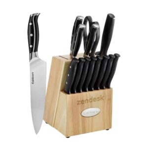 Custom Cuisinart Nitrogen 15 pcs Cutlery Block Set