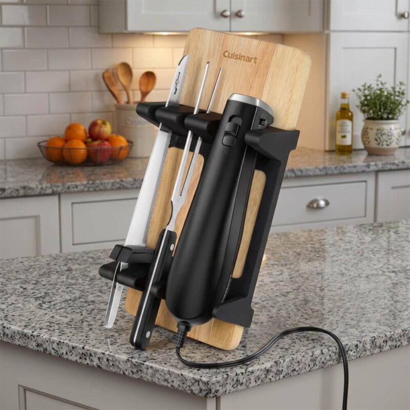 Custom Cuisinart Electric Knife Set with Cutting Board - 4