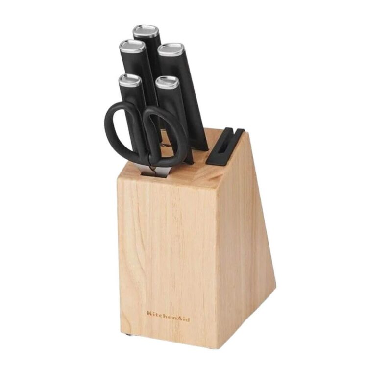 Custom KitchenAid Classic 7-Piece Self-Sharpening Knife Block Set - 9