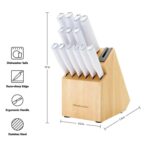 Custom KitchenAid Slim Two-Tone Knife Block Set - 6