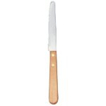 Custom Libbey 200 1702 8 1/2" Steak Knife w/ Wood Handle