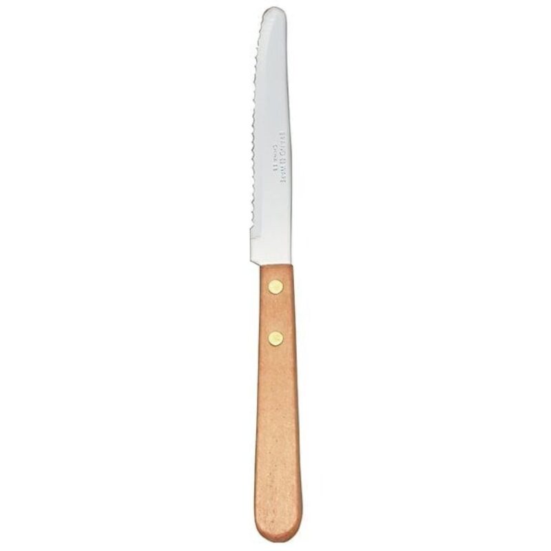Libbey-200-1702-8-12-Steak-Knife-w-Wood-Handle-9592001702 Custom Libbey 200 1702 8 1/2" Steak Knife w/ Wood Handle