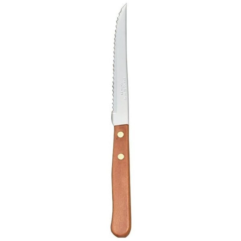 Libbey-200-1762-8-12-Hollow-Steak-Knife-w-Wood-Handle-9592001762 Custom Libbey 200 1762 8 1/2" Hollow Steak Knife w/ Wood Handle