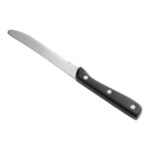 Custom Libbey 201 2682 9 1/4" Steak Knife w/ Black Bakelite Handle