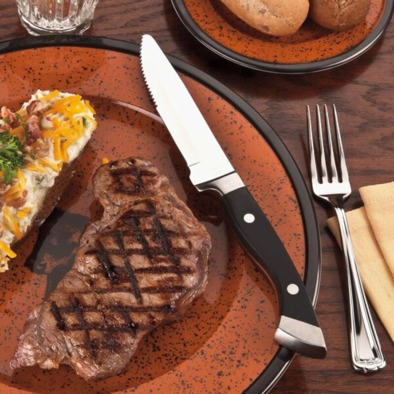 Custom Libbey 201 2693 Steak Knife w/ Polypropylene Handle - 1