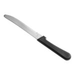 Custom Libbey 201 2702 8 Steak Knife w/ Black Polypropylene Handle