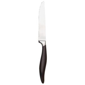 Custom Libbey 201 2801 Steak Knife w/ Black Plastic Handle