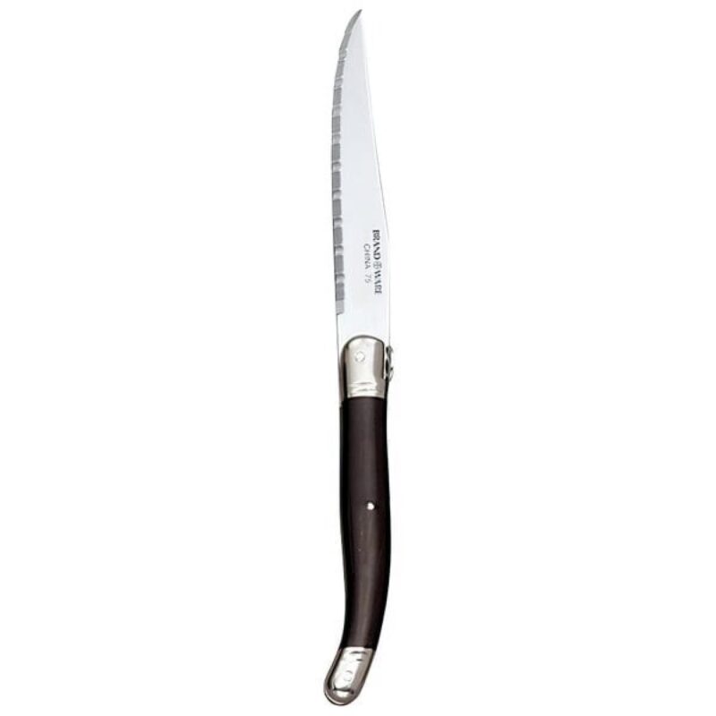 Libbey-201-2882-Slim-Steak-Knife-w-Black-Plastic-Handle-9592012882 Custom Libbey 201 2882 Slim Steak Knife w/ Black Plastic Handle