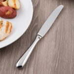 Custom Libbey 213 2701 Baguette 9 3/4" Heavy Serrated Dinner Knife - 1