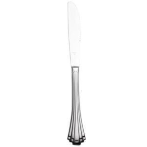Custom Libbey 213 5502 Baguette 9 3/4" Heavy Fluted Dinner Knife