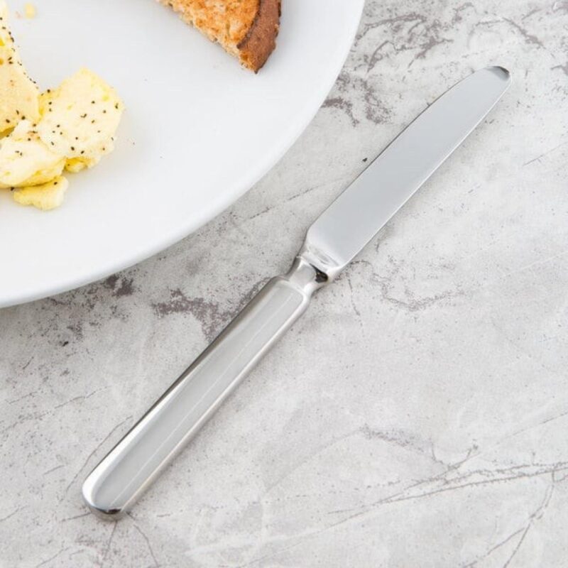 Custom Libbey 213 554 Baguette 7 1/2" Plain Bread & Butter Knife - 1