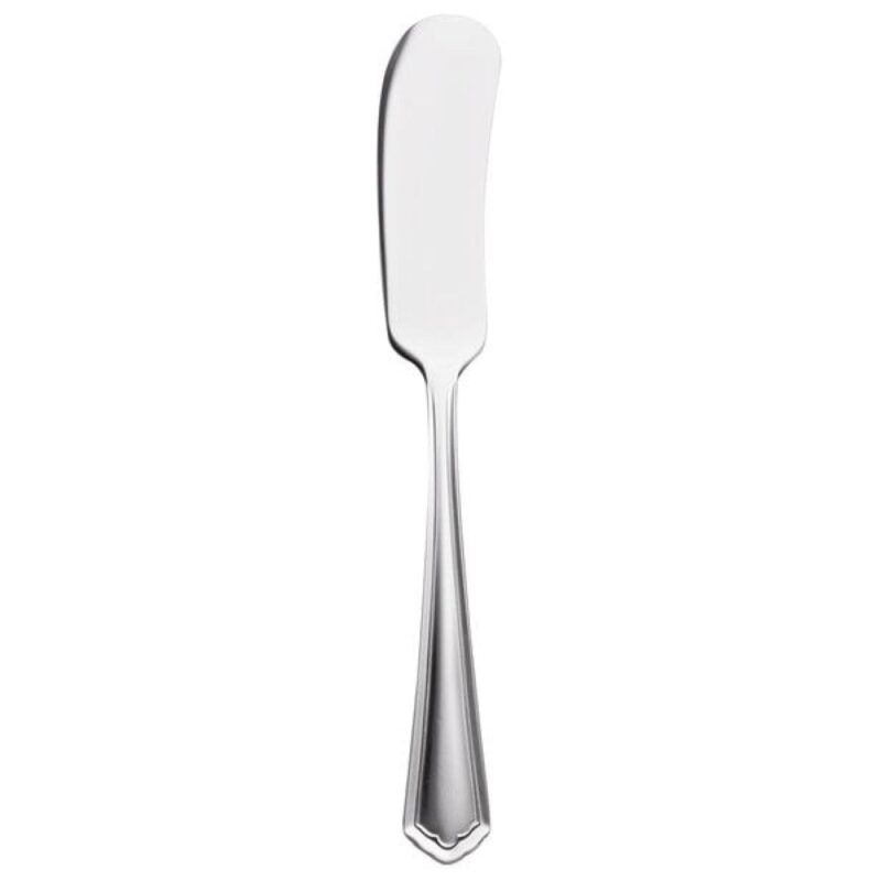 Custom Libbey 256 053 Cortland 5 7/8" Flat Butter Knife / Spreader
