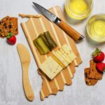 Custom Indiana Charcuterie Board with Spreader Knife Gift Set - 4