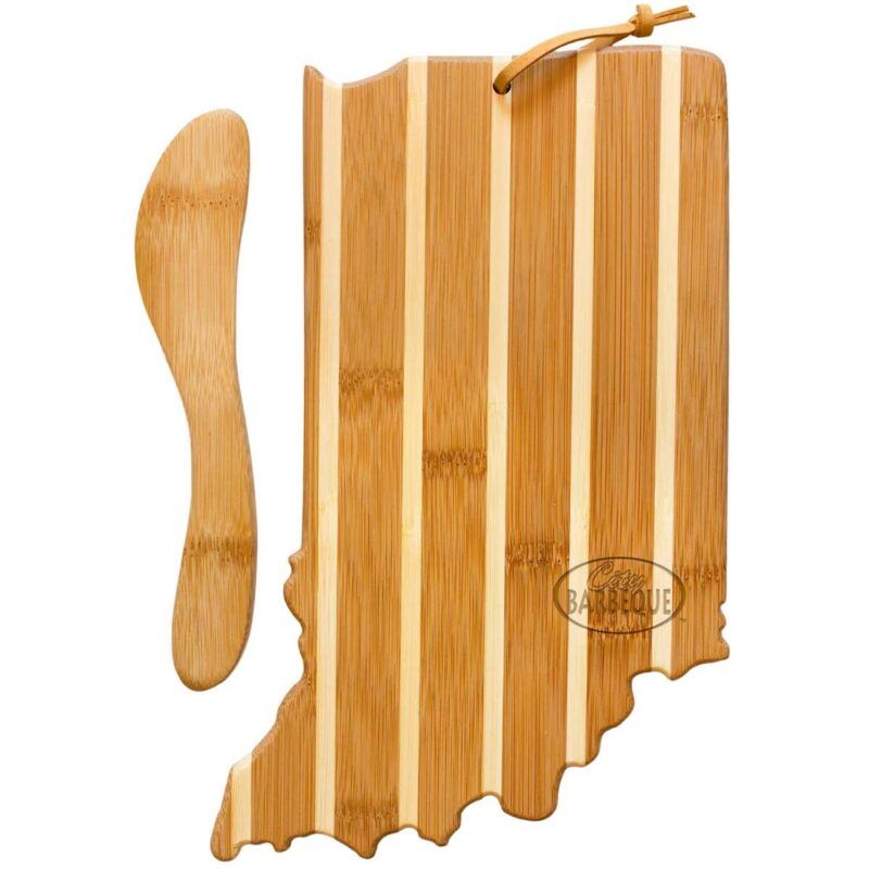 Indiana-Charcuterie-Board-with-Spreader-Knife-Gift-Set-20-7167 Custom Indiana Charcuterie Board with Spreader Knife Gift Set
