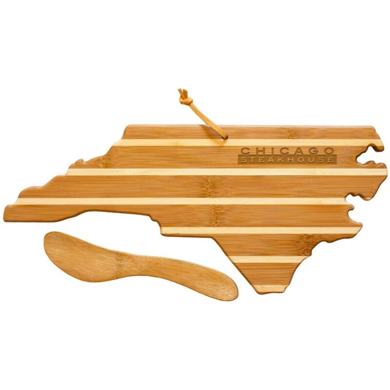 North-Carolina-Charcuterie-Board-with-Spreader-Knife-Gift-Set-20-7169 Custom North Carolina Charcuterie Board with Spreader Knife Gift Set