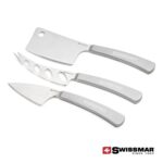 Custom Swissmar Barcelona 3 Pc Cheese Knife Set
