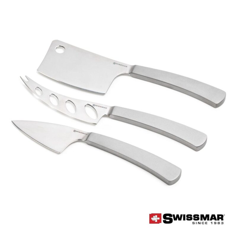 Custom Swissmar Barcelona 3 Pc Cheese Knife Set - 3