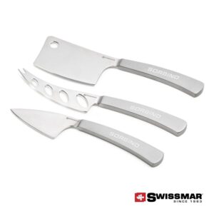 Custom Swissmar Barcelona 3 Pc Cheese Knife Set