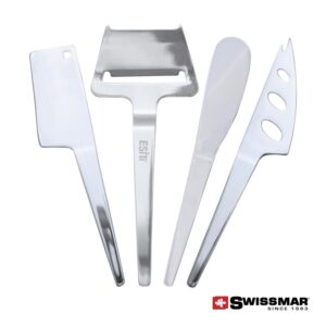 Custom Swissmar Slim-Line Cheese Knife Set - 4pc