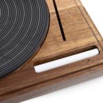 Custom Turntable Acacia and Slate Cheese Board with Knife - 4