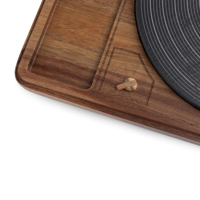 Custom Turntable Acacia and Slate Cheese Board with Knife - 5